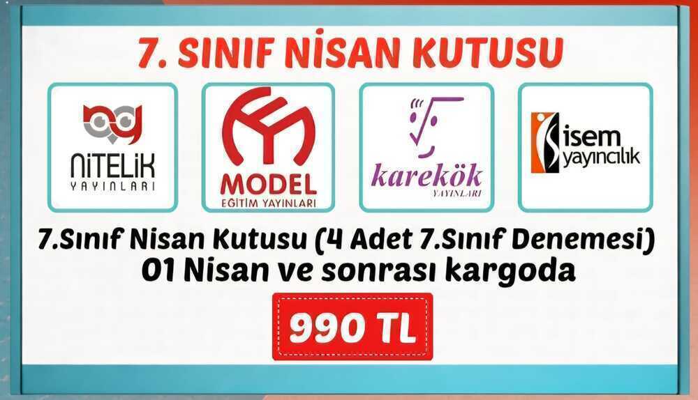7. SINIF NİSAN KUTUSU 